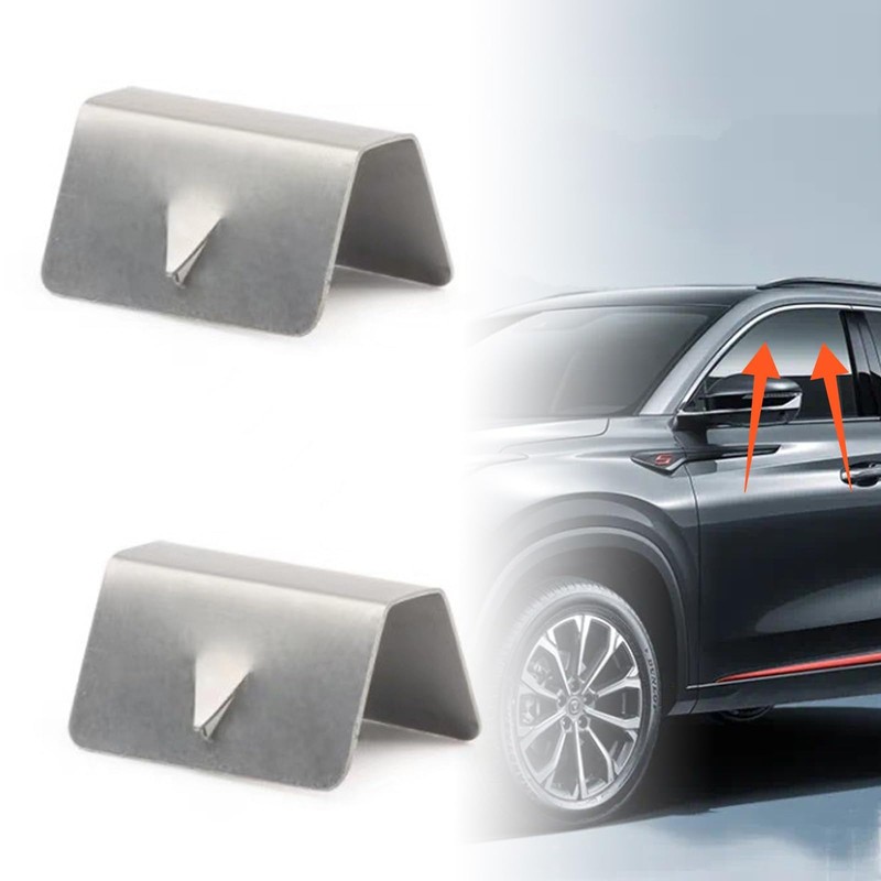 20 Pcs Wind Deflector Clips, Windshield Clips, Window Clips, Steel