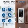 Fingerprint Keyless Entry Door Lock 6-in-1, Electronic Deadbolt with Auto-Lock,
