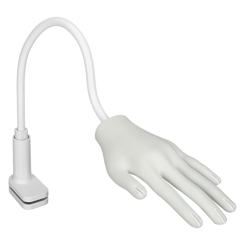 Silicone Nail Art Practice Hand Bendable Joints False Nail Tips