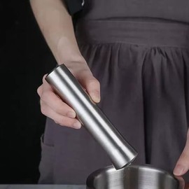Stainless Steel Pestle for Grinding Spices and Herbs Only Pestle