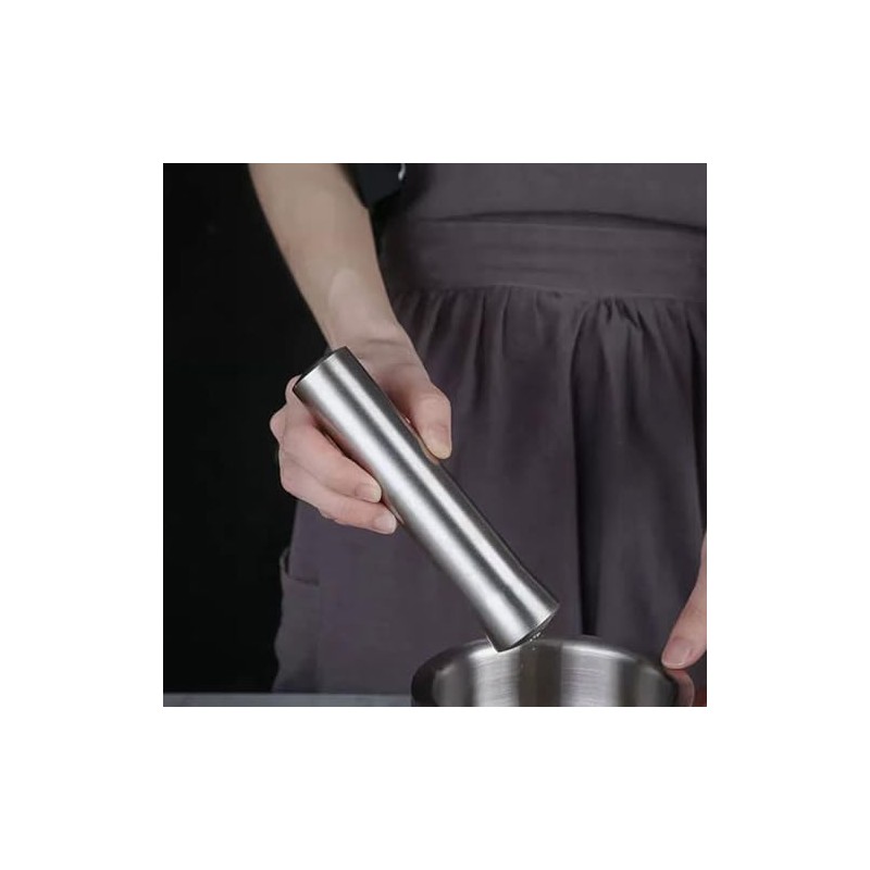 Stainless Steel Pestle for Grinding Spices and Herbs Only Pestle