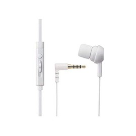 ELECOM モノラルヘッドホン(マイク付) カナル C3520 ホワイト EHP-MC3520WH