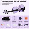 ADM Acoustic Violin for Kids Beginners,1/2 Size Acoustic Violin Fiddle