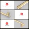homdiy 5 inch Cabinet Handles 20 Pack Matte Gold Cabinet