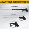 OCPTY 5000 PSI Flex Pressure Washer Gun 12 GPM with