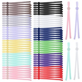 60PCS Stretchy Whelping Collars for Litter, Elastic Puppy Litter Collars Colored Whelping Identification Bands Adjustable Identification Loops for Newborn Puppies and Kittens 12 Colors (Small-3 Inch)