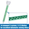 houya 20 Pack Epoxy Mixing Nozzle Adhesive Static Mixing Nozzle