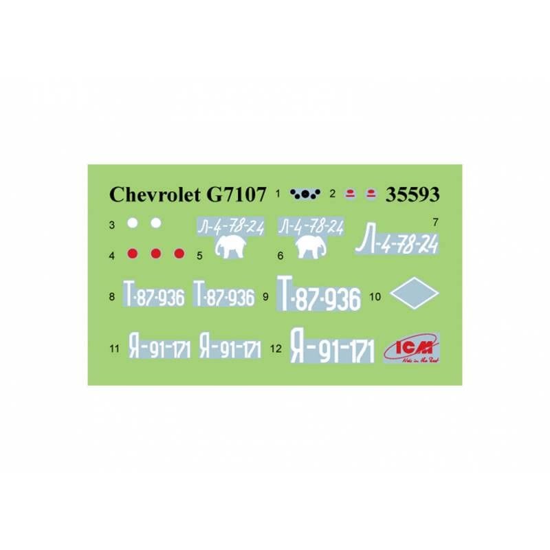 ICM ICM35593 Plastic Model kit, Black