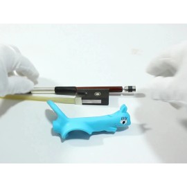 Yinfente Red Color Violin Bow Holder Bow Teaching Aid Correct Hold for Beginning Student