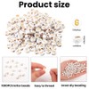 JOISHOP 1000Pcs Gold Acrylic Letter Beads for Bracelet Making, 7mm