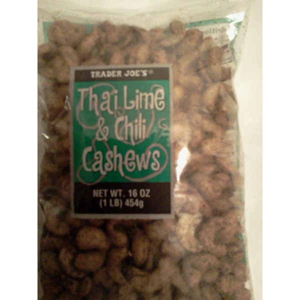 Trader Joe`s Thai Lime and Chili Cashew (6 Pack)