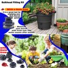 3/4 Inch Rain Barrel Bulkhead Fitting Kit with Plugs Hole