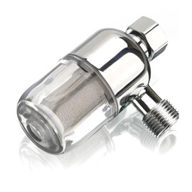 Wilsonzin Water Filter Shower, Water System Prefilter, Reusable Filter, Effective for Filtering Water Pollution, Shower Filter, Limescale Filter for Taps or Showers