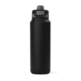 ZULU Powerfill Pro 32oz Stainless Steel Water Bottle with Quick Fill Lid, Triple Walled Vacuum Insulated Metal, Leak Proof Locking Lid, Sip and Chug, Reusable BPA Free, Black