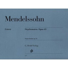 Mendelssohn Organ Sonatas Op. 65 Sheet Music Book NEW 051480237