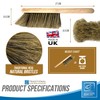 Traditional Pure Bristle Natural Hand Brush Super Soft Real Hair