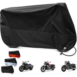 Funda para Moto Impermeable, 190T Tela Oxford Cubierta de Motocicleta