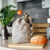 Helen Round Plastic Free, Reusable Natural Linen Bread Bag With