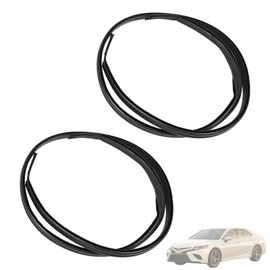 Magimaker Pair Left & Right Side Roof Drip Molding Trim Strip Weatherstrip Moulding Compatible with Toyota Camry 2018 2019 2020 2021 2022 Replace 75556-06130 75555-06130
