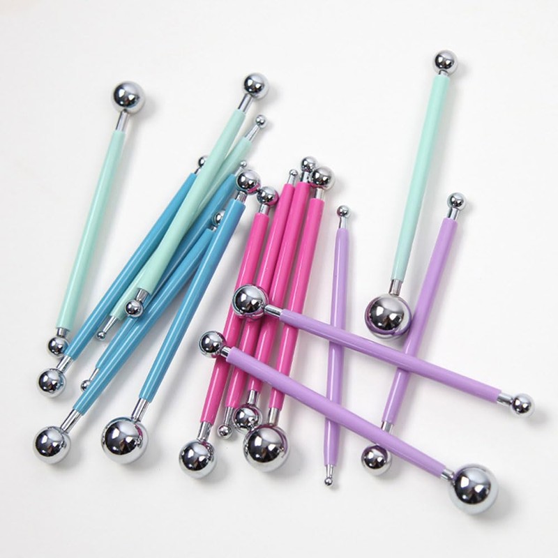4Pcs Red Metal Ball Caulking Tool Set Tile Caulk Finishing