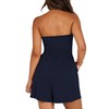 AGUCEG Women's Summer Jumpsuit Strapless Backless Short Leg Elegant Jumpsuit
