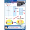 Waterproof Sheet, Double Nursing Pad, 55.1 x 80.7 inches (140