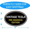 2 Pack Anti Elon Vintage Pre Madness Edition Magnet -