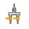 Joywayus 3 Way Copper Shut Off Gas Ball Valve Kit