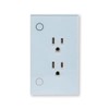 Zigbee Touch Smart Wall Outlet, Compatible with Alexa, Google Home,