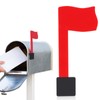 Mailbox Flag Replacement Kit, Self Adhesive Red Mail Flag No