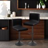 Bifaunvogel Waterproof Bar Stools Cover with Back Stretch PU Barstools