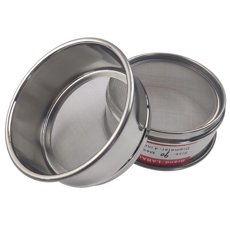 LABALPHA 90 Mesh Lab Sieves, Test Sieve #90 Mesh, 4''