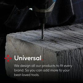 DART 5 PC Premium Hex Multipurpose Drill Bits Set - Drill Bits Sets Mixed Can Be Used as Wood Drill Bits/Tile Drill Bits/Metal Drill Bits/Plastic Drill Bit - Power Tool Accessories for Electric Drill