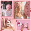 Cherry Shower Cap for Women Terry Lined Shower Cap