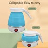 Foldable Electric Kettle Portable 600ml Compact Fast Boiling Hot Water