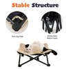 PETKARAY Foldable Cat Hammock Bed, Elevated Sisal Scratching Lounge with