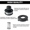 esmusssein 3PACK Strimmer Line & Cover,Spool Line +Cap with Spring