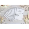 10 x Thank You Cards Mourning with Envelopes – Thank