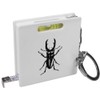 Azeeda 'Black Beetle' Keyring Tape Measure/Spirit Level Tool (KM00039626)