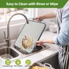 Treayes Titanium 2in1 Cutting Boards for Kitchen, Large Double Sided