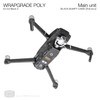 Wrapgrade Poly Skin for DJI Mavic 2 Main Unit (Black