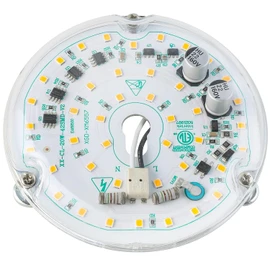 HAOLEDI 4'' 20W LED Ceiling Fan Light Retrofit Kit, Ceiling Light Replacement, LED Flush Mount Ceiling Light, Warm White 3000K 2400LM, 120V, ETL Listed CRI90 (Warm White 3000K)