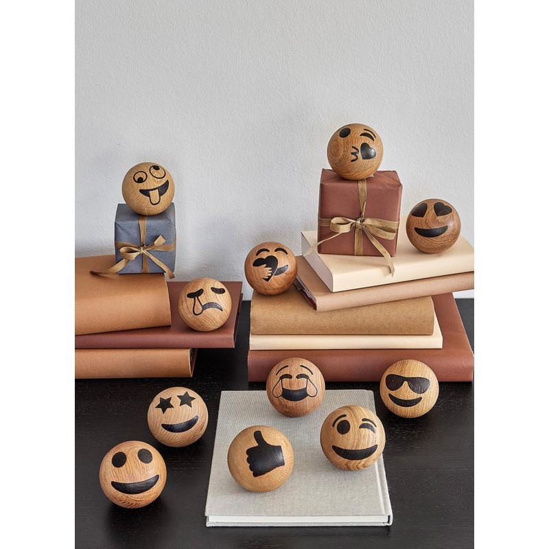 Spring Copenhagen Spring Emotions | grinning face | wooden emoticons