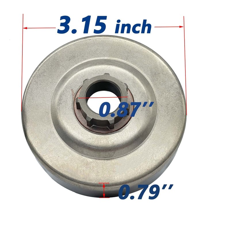 FJSaDobo Sprocket Clutch Drum 3/8" Rim Wearm Gear Needle Bearing