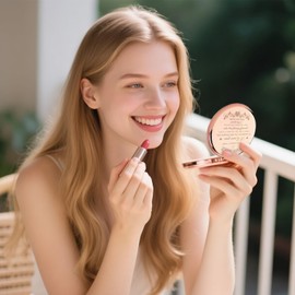 GAOLZIUY Niece Gifts Compact Mirror - Rose Gold, Birthday & Special Occasion Gifts for Niece from Aunt or Uncle