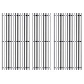 Cmanzhi S6G552 (3-Pack) 19.2” SUS304 Stainless Steel Cooking Grates for Weber Summit 600 Series, Summit E-640, S-640, E-650, S-650, E-660, S-660, E-670, S-670 Gas Grills (2007-present)