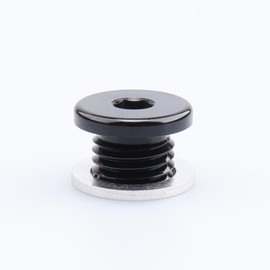 AC PERFORMANCE M12x1.5 Low Profile Hex Port Plug Aluminum Black