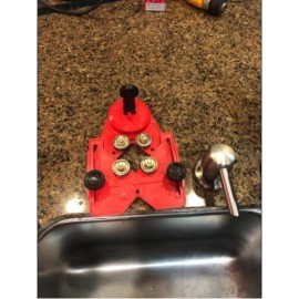 DRILAX Drill Bit Hole Saw Guide Jig Fixture Vacuum Suction Base with Water Coola