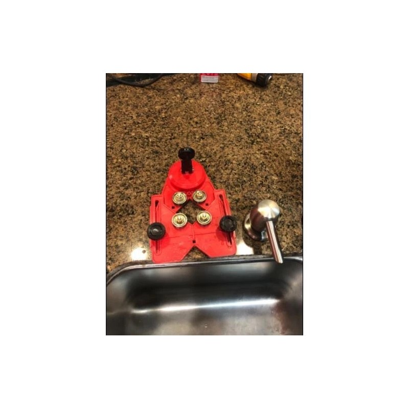 DRILAX Drill Bit Hole Saw Guide Jig Fixture Vacuum Suction