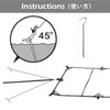 TRIWONDER Aluminum Tent Pegs Guy Line Guy Rope Tent Rope